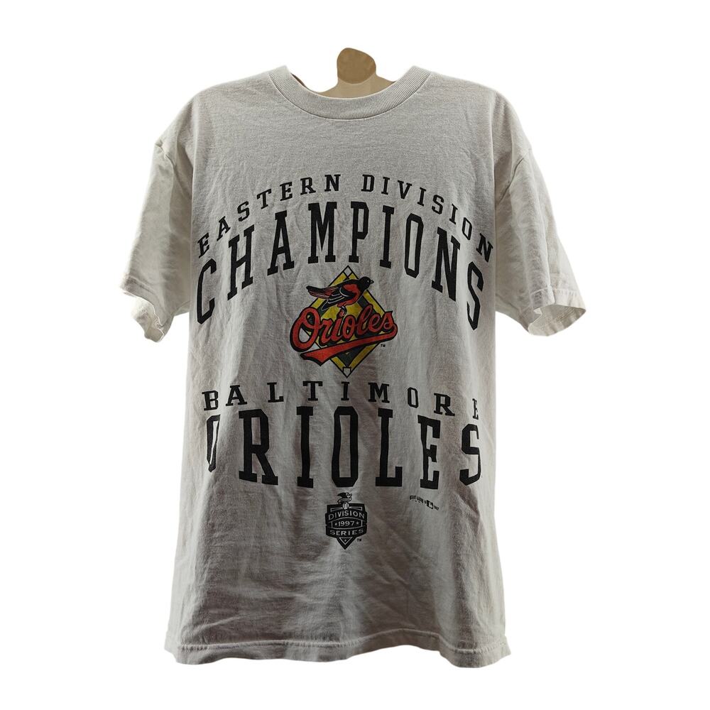 Vintage Baltimore Orioles Eastern Divisions Champion Tee Delta Medium